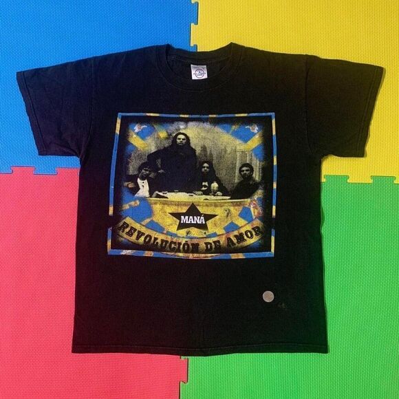 Vintage Y2K Mana Revolucion De Amor Band Tour T-Shirt Size Medium - Picture 4 of 4